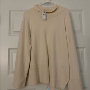 Banana Republic Cream Cowl Neck Sweater